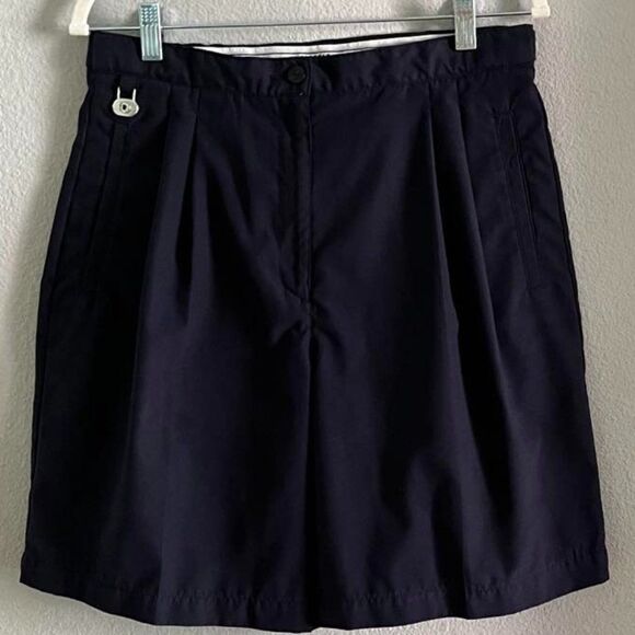 LIZGOLF Liz Claiborne Navy Blue Shorts - Size 10 - Picture 1 of 11